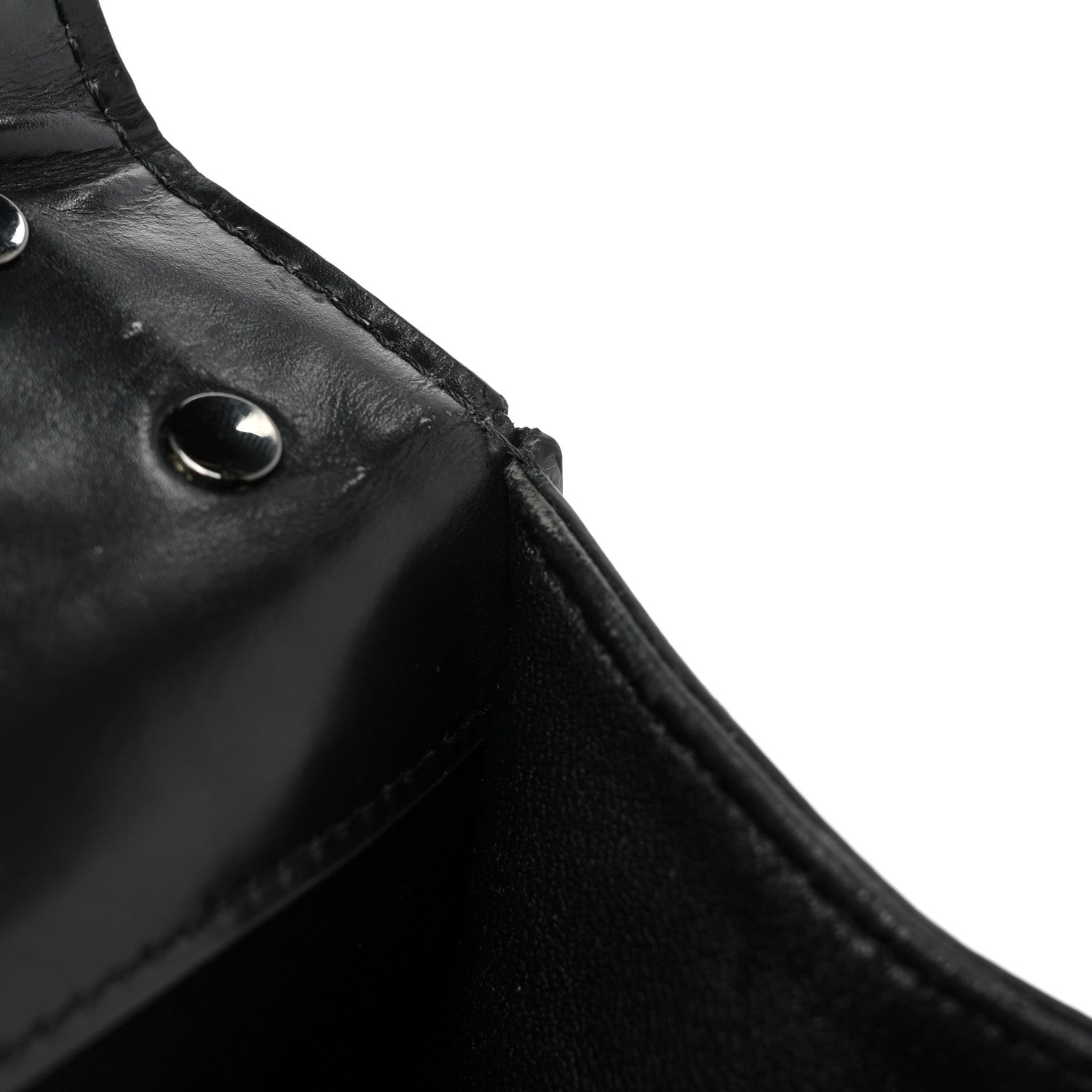 Bulgari X NICHOLAS KIRKWOOD Calfskin Studded Serpenti Forever Crossbody Black 14 of 23