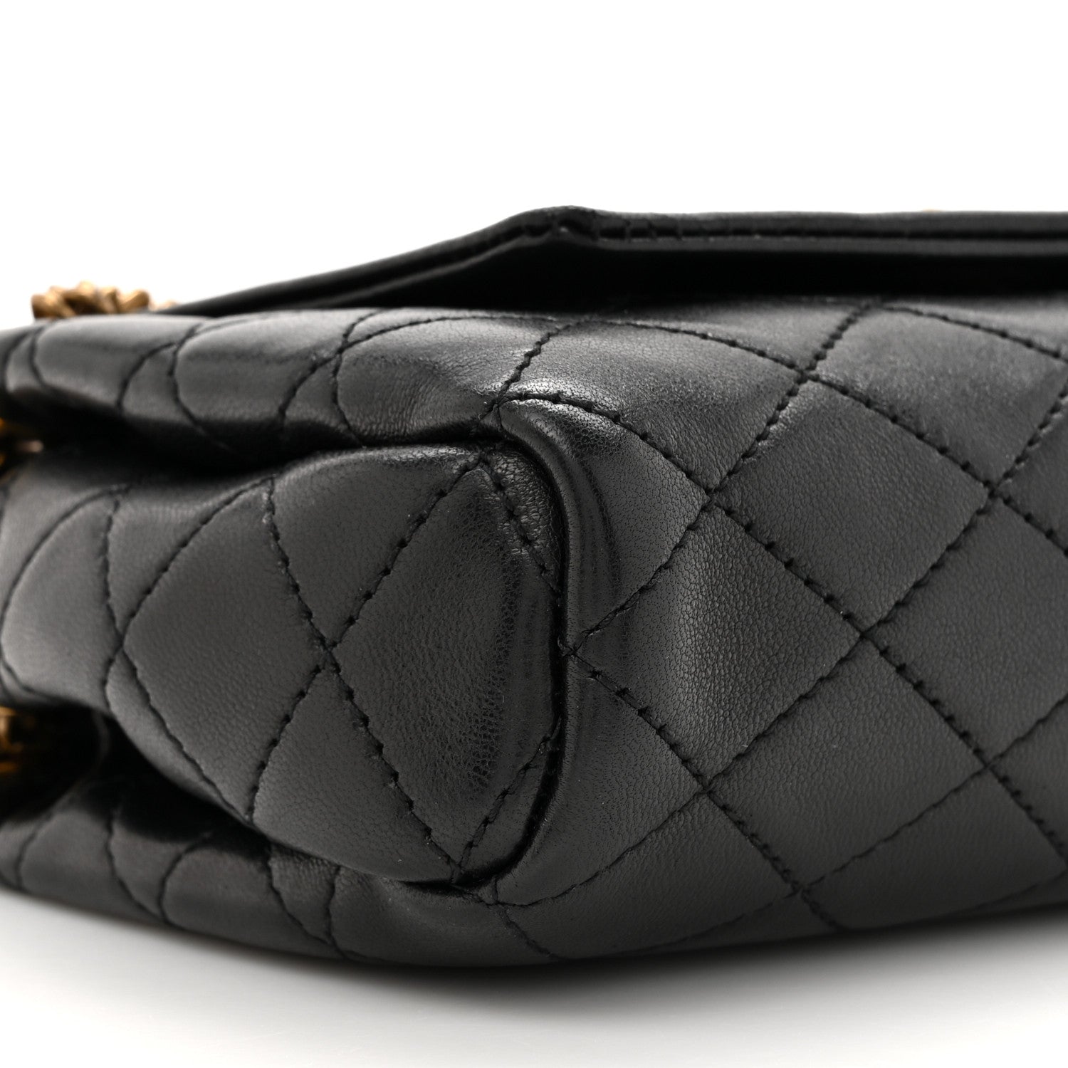 Saint Laurent Lambskin Quilted Monogram Mini Nolita Black 10 of 10