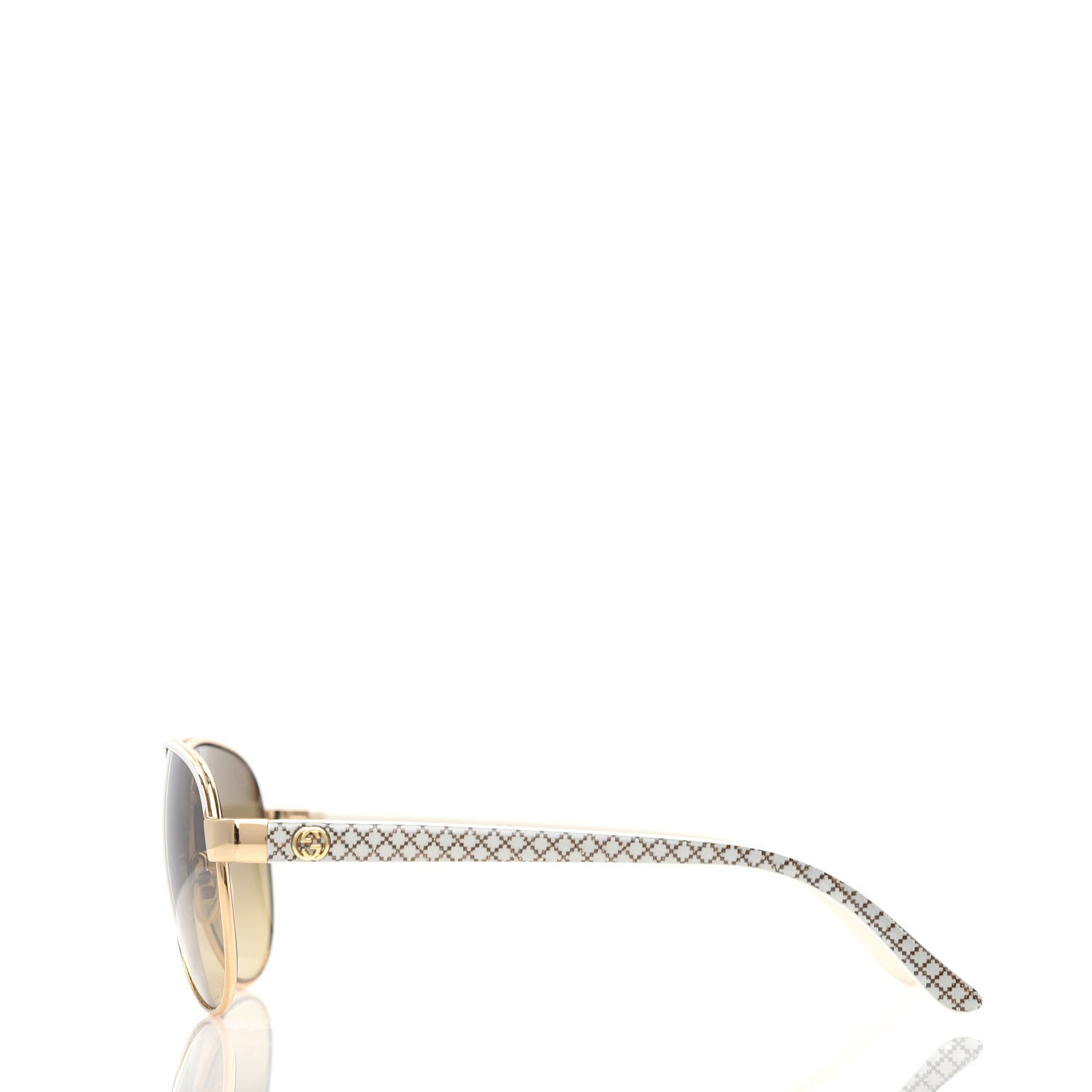 Gucci Aviator Sunglasses GG4239/S White Gold 3 of 8