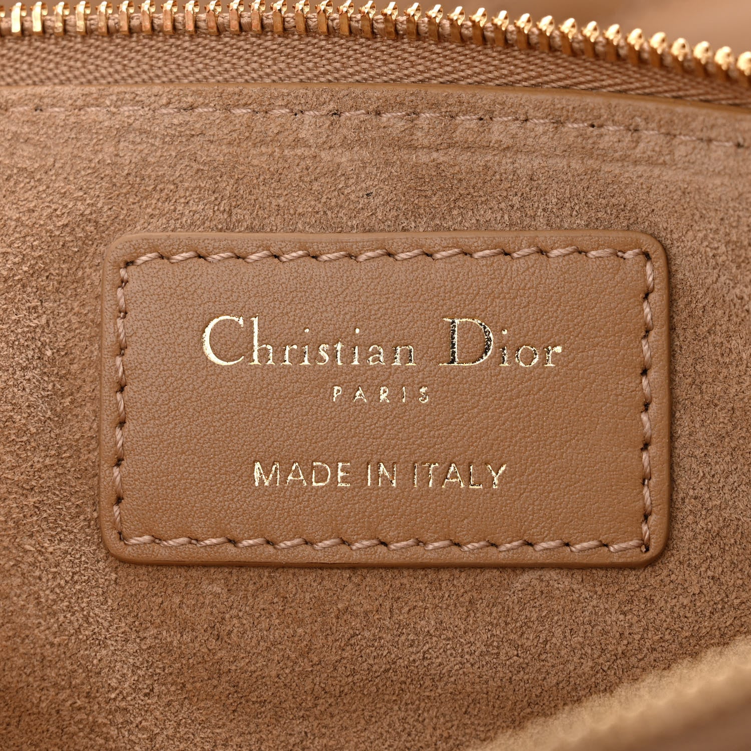 Christian Dior Calfskin Macrocannage Large Toujours Tan 7 of 10
