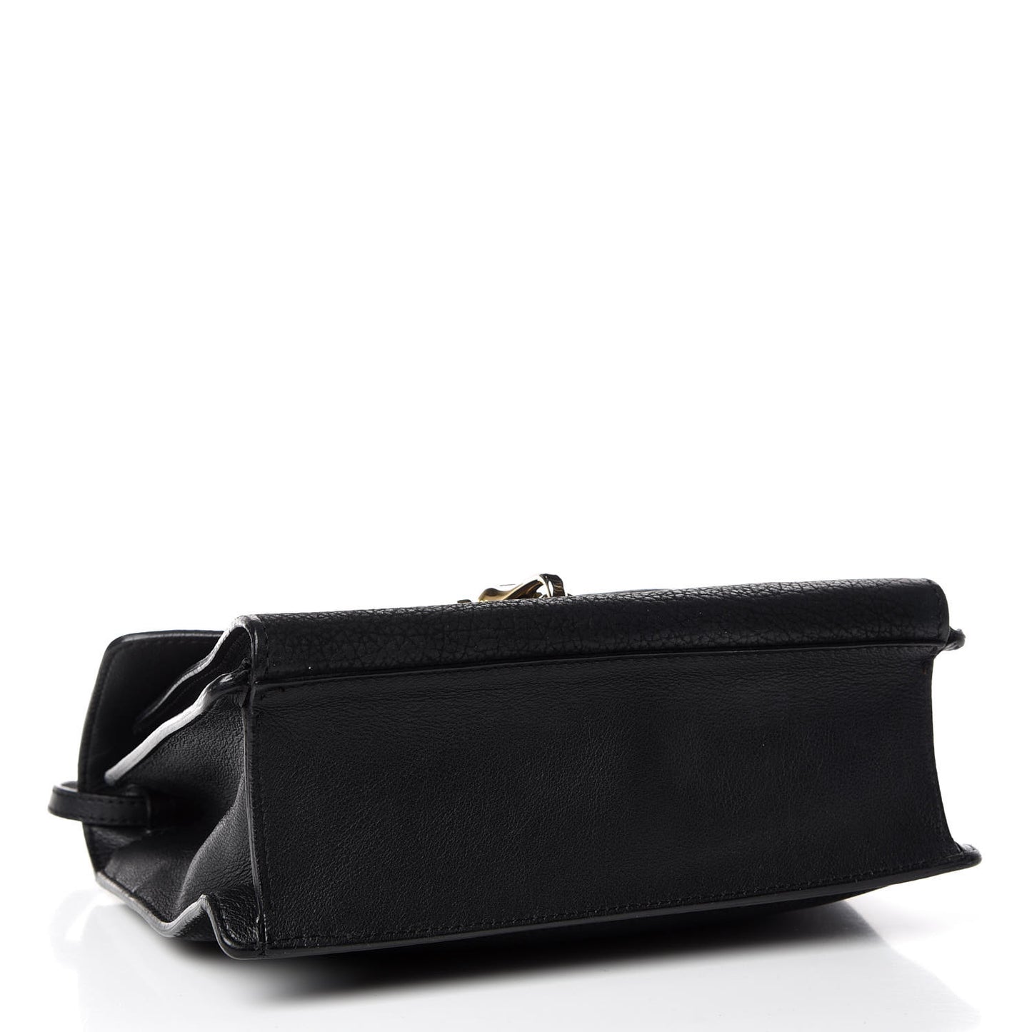Grainy Nubuck Small Macken Crossbody Bag Black
