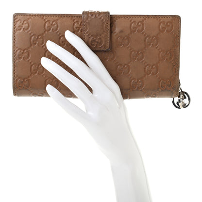 Gucci Guccissima Twins Continental Flap Wallet Brown 2 of 14
