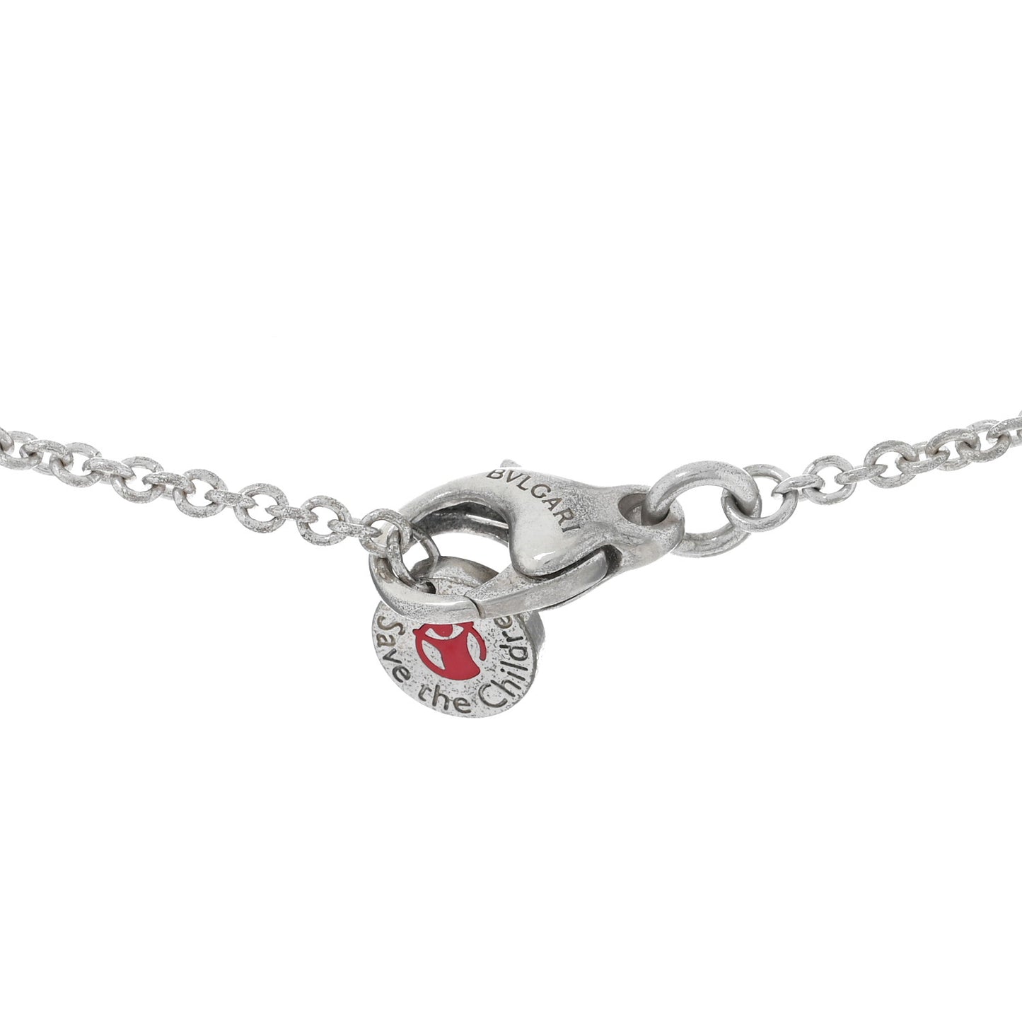 Sterling Silver Ceramic Save The Children Pendant Necklace
