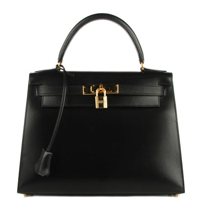 Hermes Box Kelly Sellier 28 Black 1 of 17