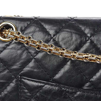 Chanel Aged Calfskin Quilted 2.55 Reissue 226 Flap Black 8 of 16