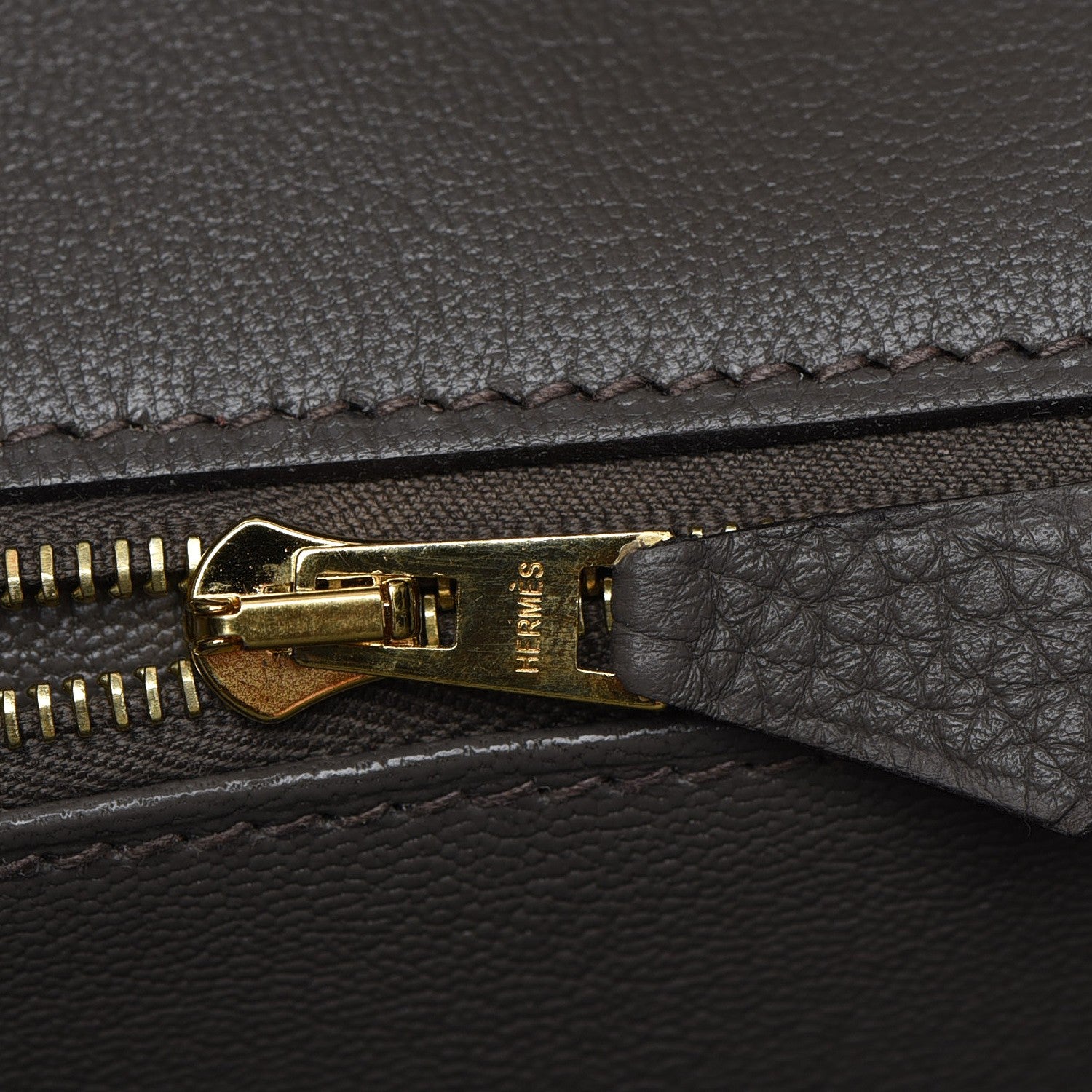 Hermes Taurillon Clemence Birkin 35 Etain 19 of 29