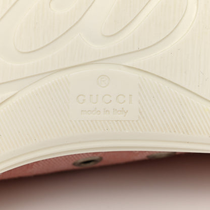 Gucci GG Monogram Calfskin Womens Low Top Sneakers 37 Pink Soft Pink 6 of 14