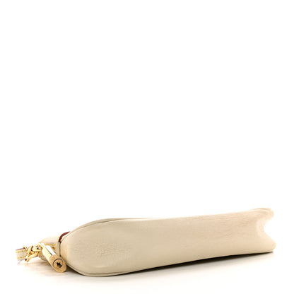 Louis Vuitton Suhali Lockit Clutch White 4 of 8