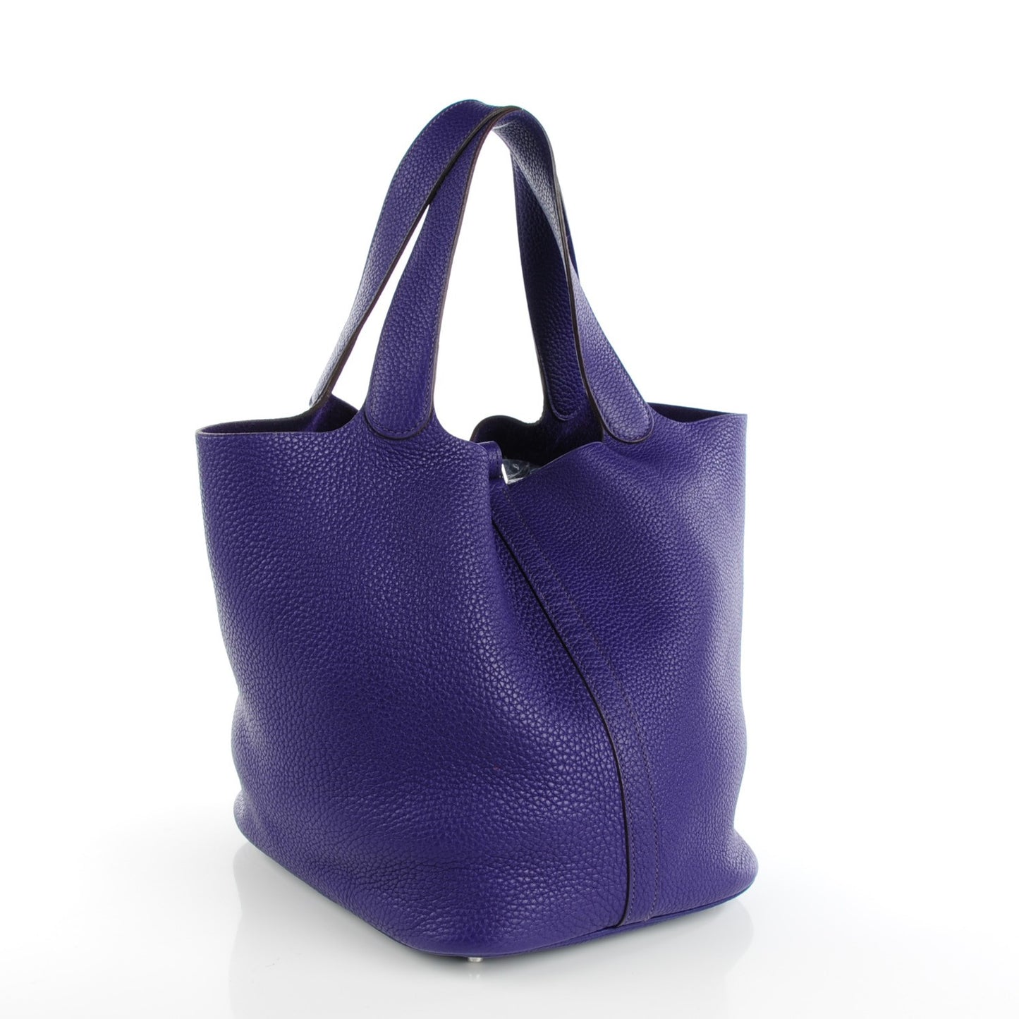 Taurillon Clemence Picotin Lock 26 GM Iris