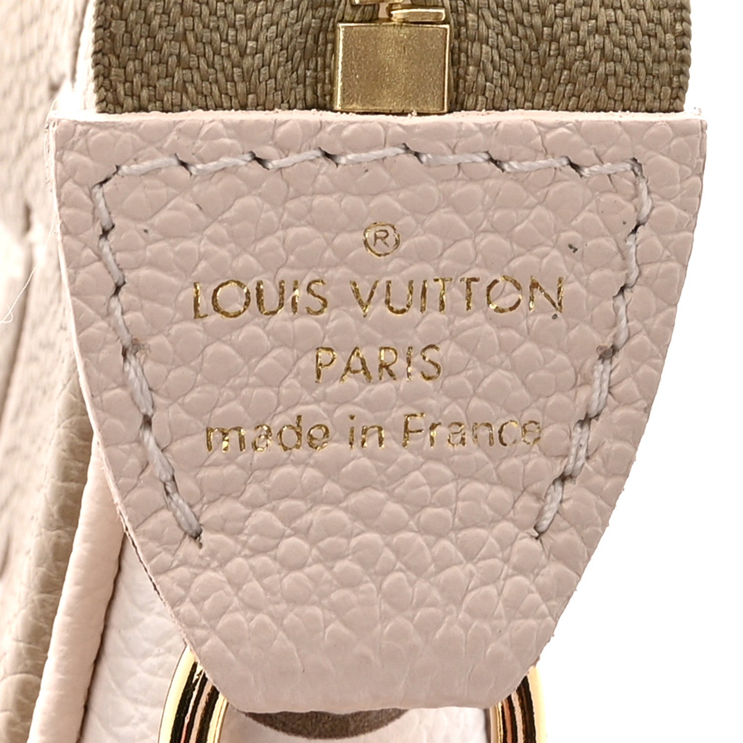 Louis Vuitton Empreinte Spring in the City Mini Pochette Accessories Kaki Beige Cream 6 of 6