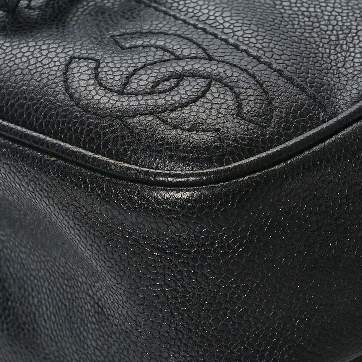 Chanel Caviar CC Backpack Black 9 of 18