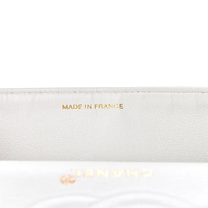 Chanel Lambskin Quilted Medium Double Flap White 7 of 18