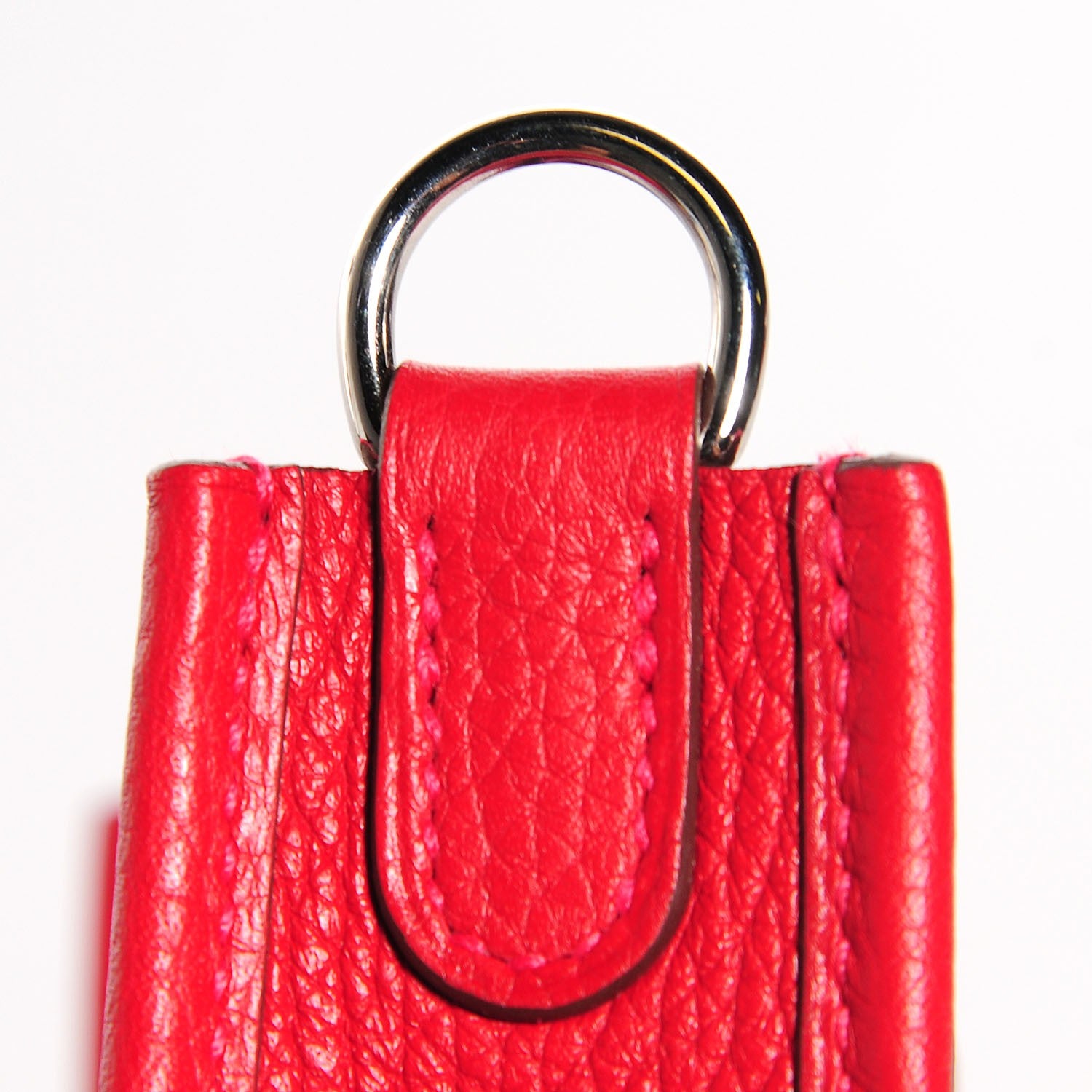 Hermes Taurillon Clemence Evelyne TPM Rouge Casaque 11 of 15