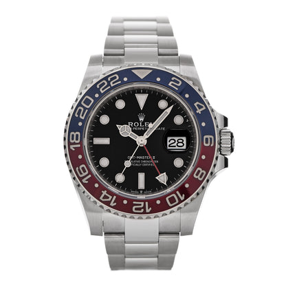 Rolex Stainless Steel 40mm Oyster Perpetual Date GMT Master Ⅱ Pepsi Watch 126710BLRO 1 of 5