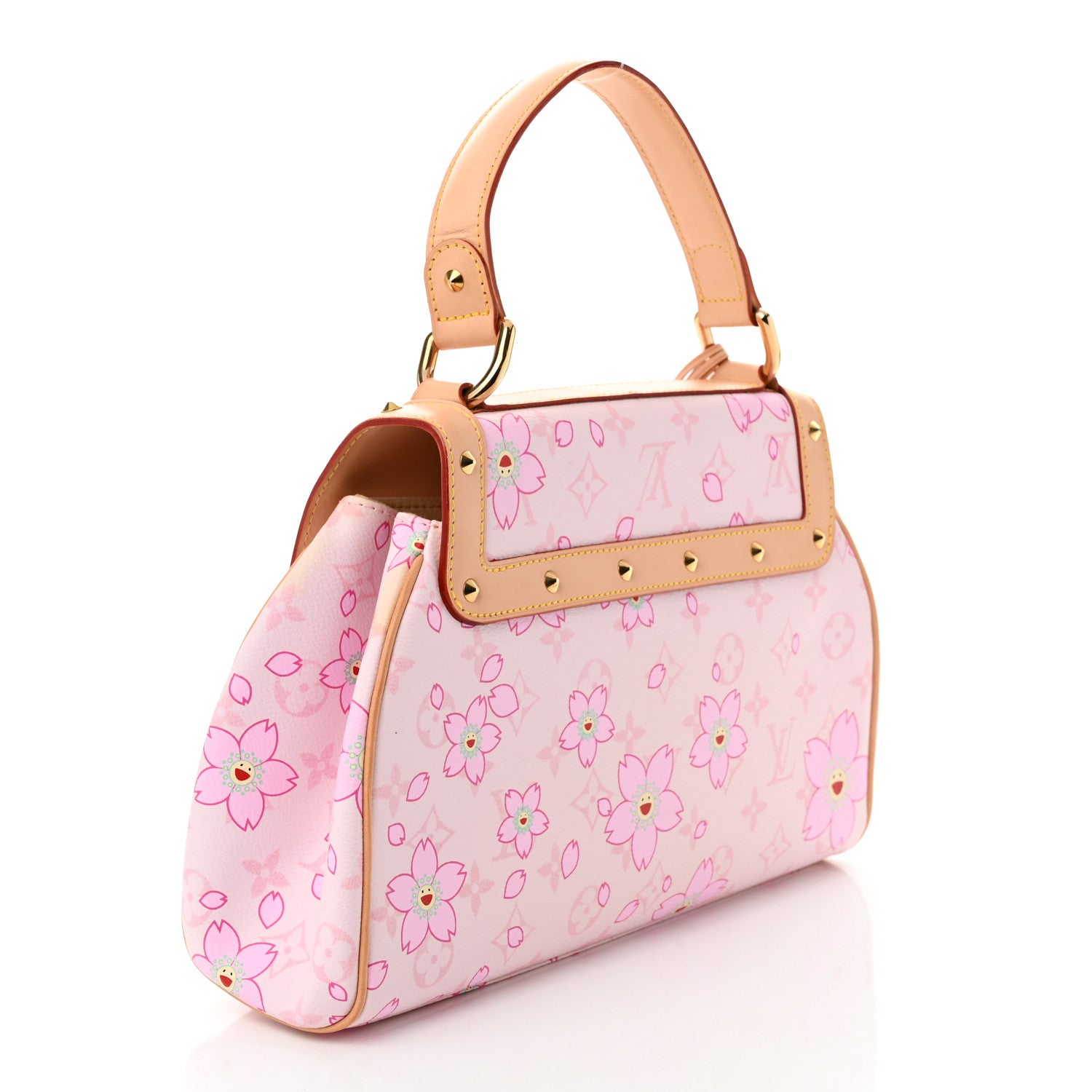 Louis Vuitton Monogram Cherry Blossom Sac Retro Pink 3 of 10
