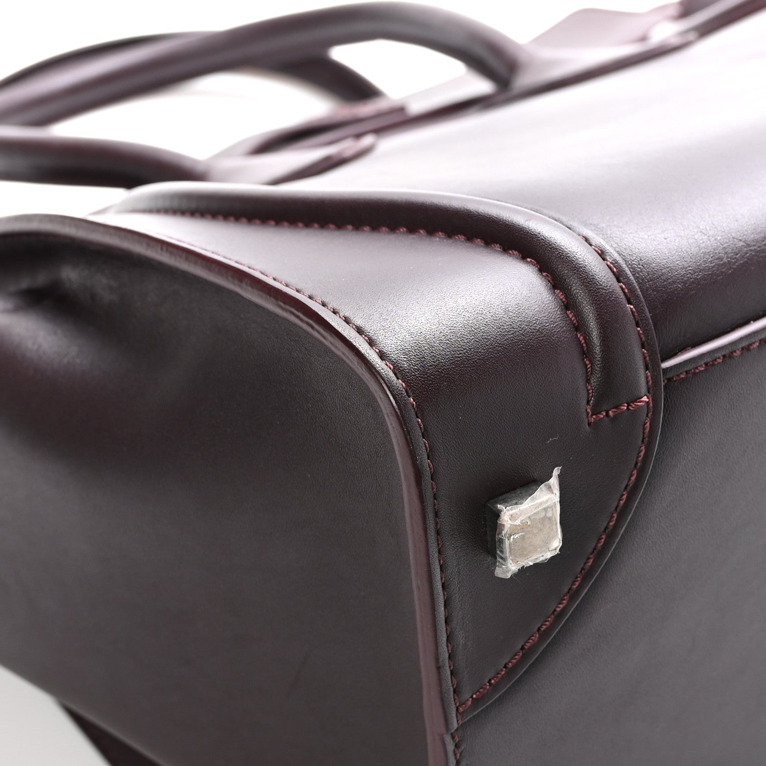 Celine Smooth Calfskin Mini Luggage Burgundy 10 of 11