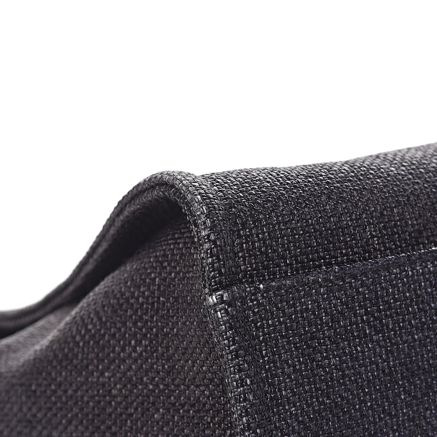 Chanel Woven Straw Raffia Large Deauville Tote Black 10 of 14