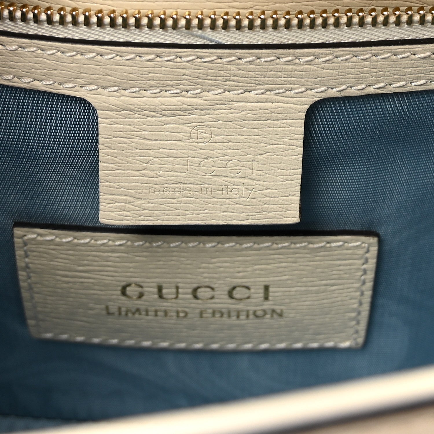 Gucci Calfskin Valentine's Day Exclusive Small Sylvie Top Handle Bag Ivory 6 of 10