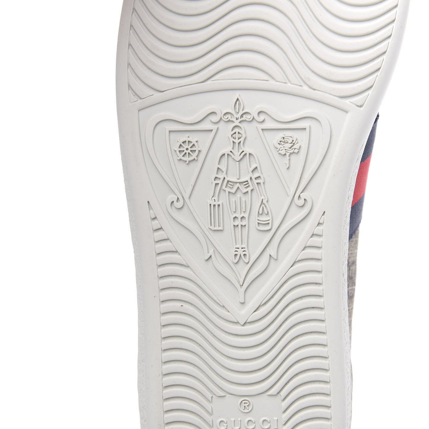 GG Supreme Monogram Womens Ace Low-Top Sneaker 37.5 Beige
