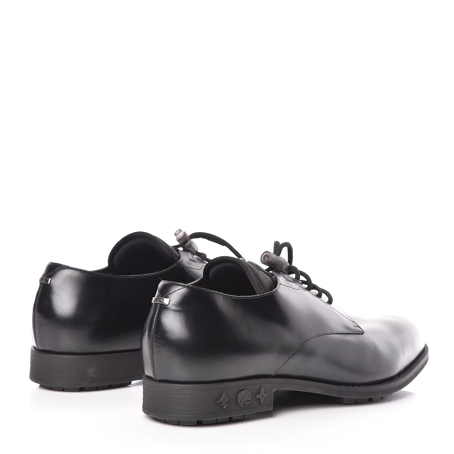 Lambskin Mens Derby Shoes 11.5 Black