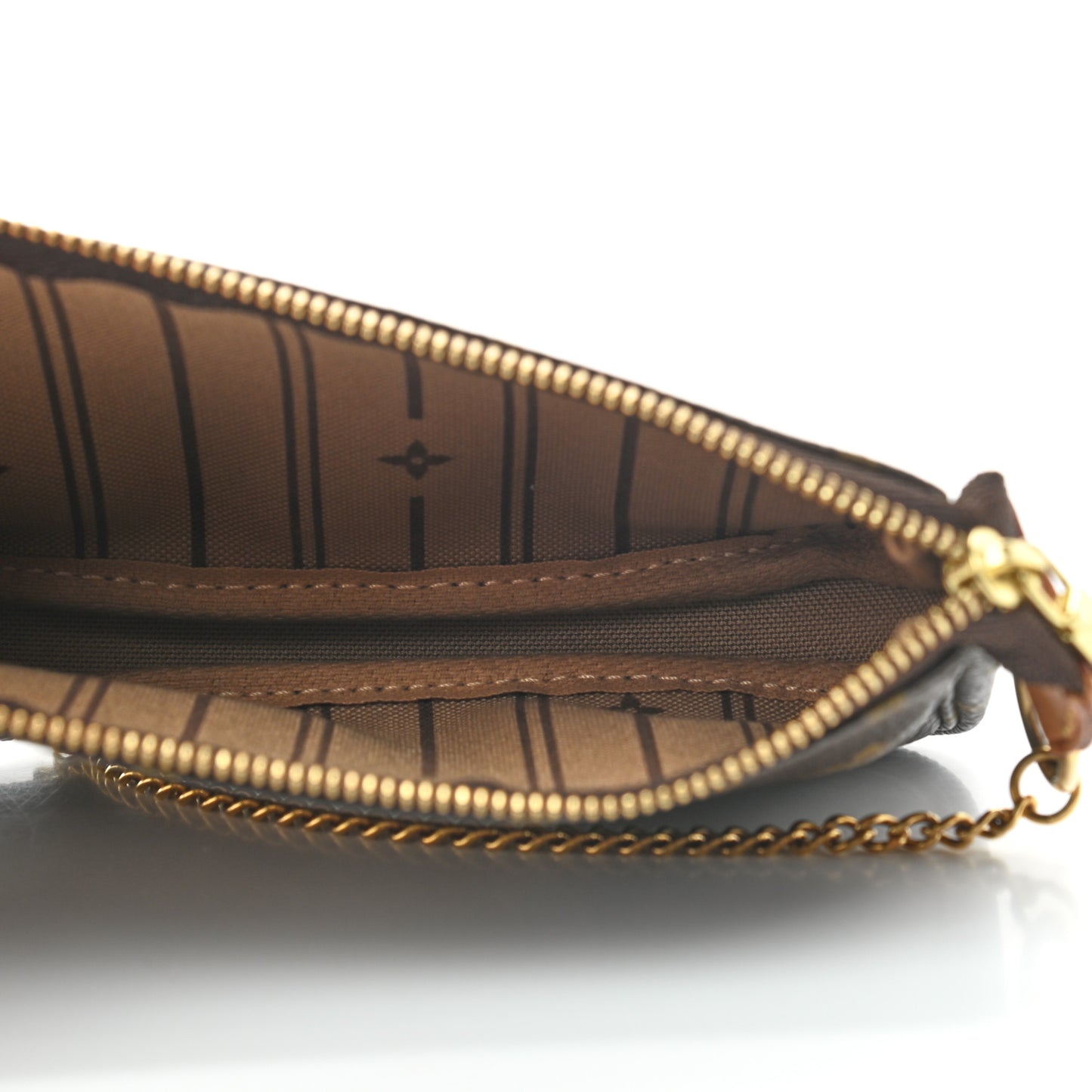Monogram Complice Trunks and Bags Mini Pochette Accessories Beige