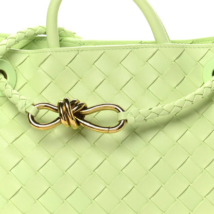 Bottega Veneta Nappa Intrecciato Small Andiamo Shoulder Bag Fennel 7 of 9