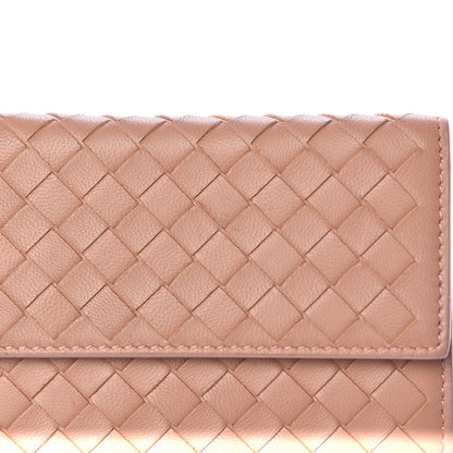Bottega Veneta Nappa Intrecciato Continental Wallet Dusty Rose 10 of 11