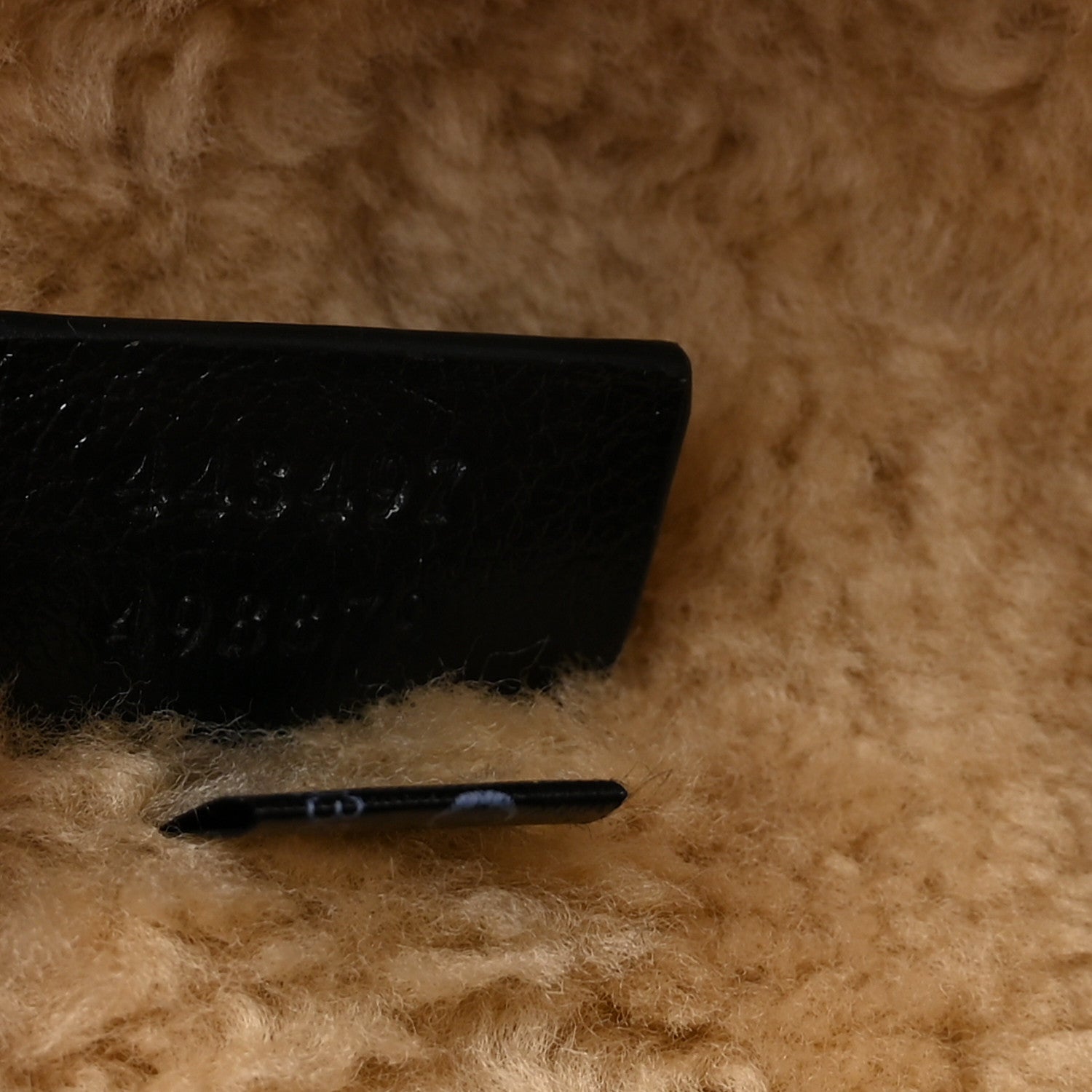 Gucci Azalea Calfskin Wool Matelasse Diagonal Small GG Marmont Shoulder Bag Black 7 of 10