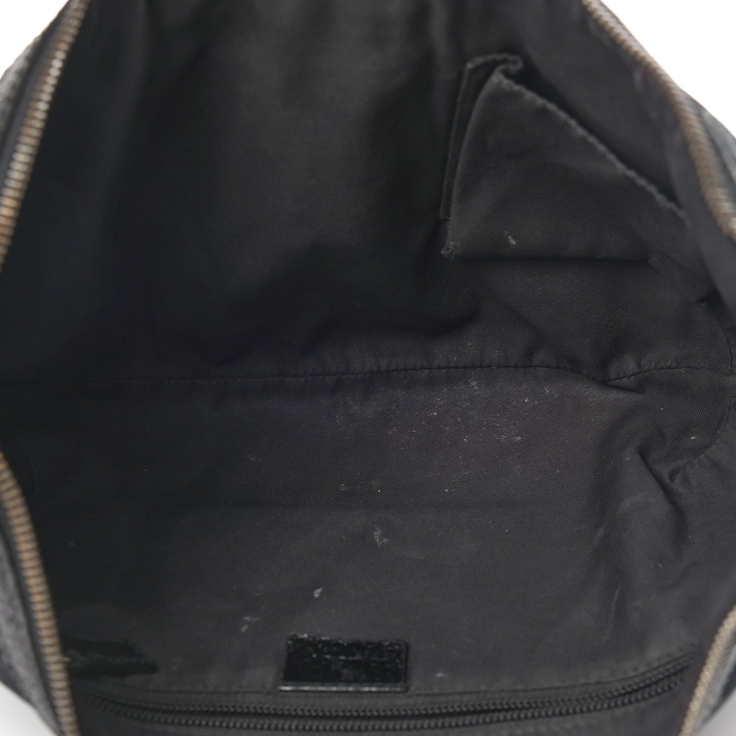Gucci Monogram Web Medium Half Moon Hobo Black 5 of 11
