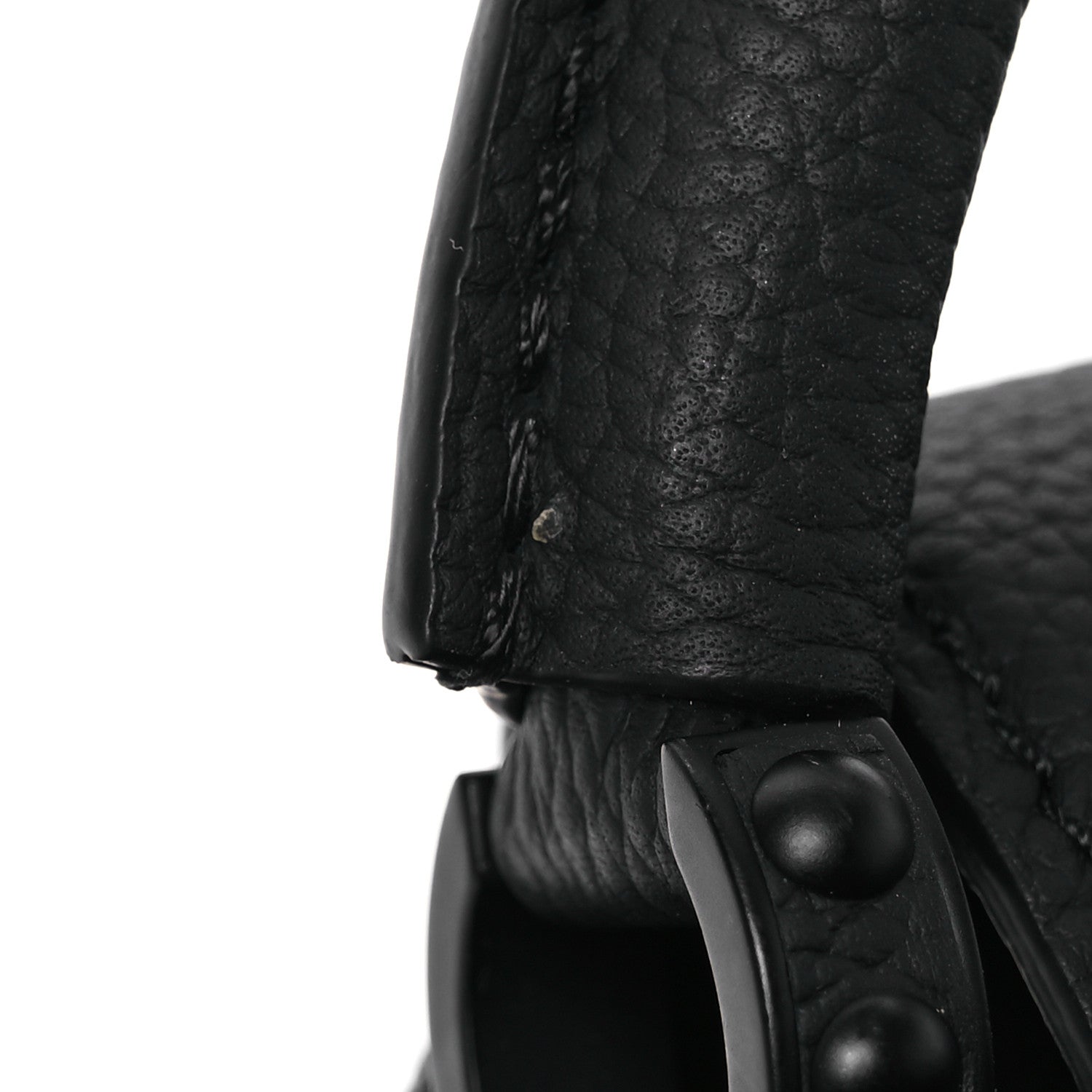 Louis Vuitton Taurillon Capucines East West Mini Matte Black 15 of 17