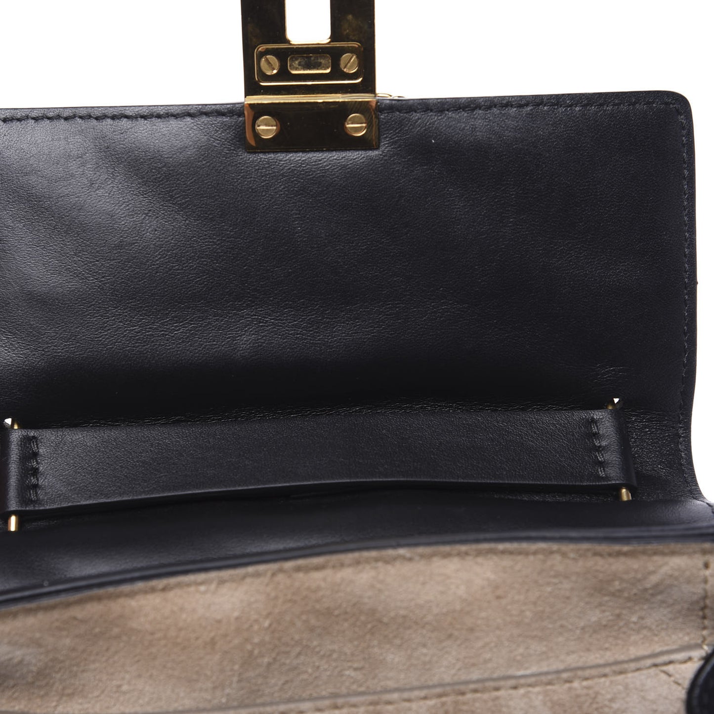Calfskin Quilted Nano Drew Bijou Shoulder Bag Black