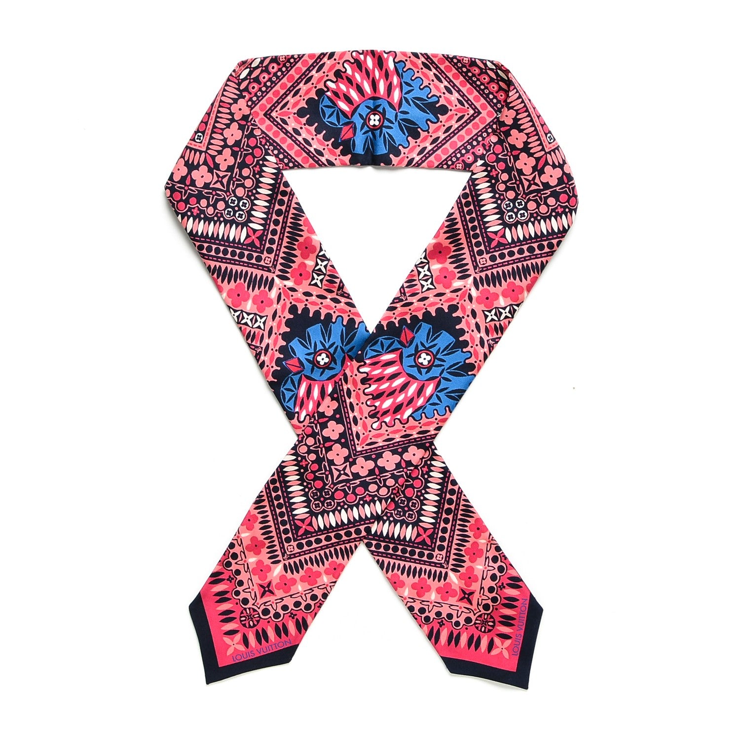 Louis Vuitton Silk Amstramgram Bandeau Rose Corail 1 of 5