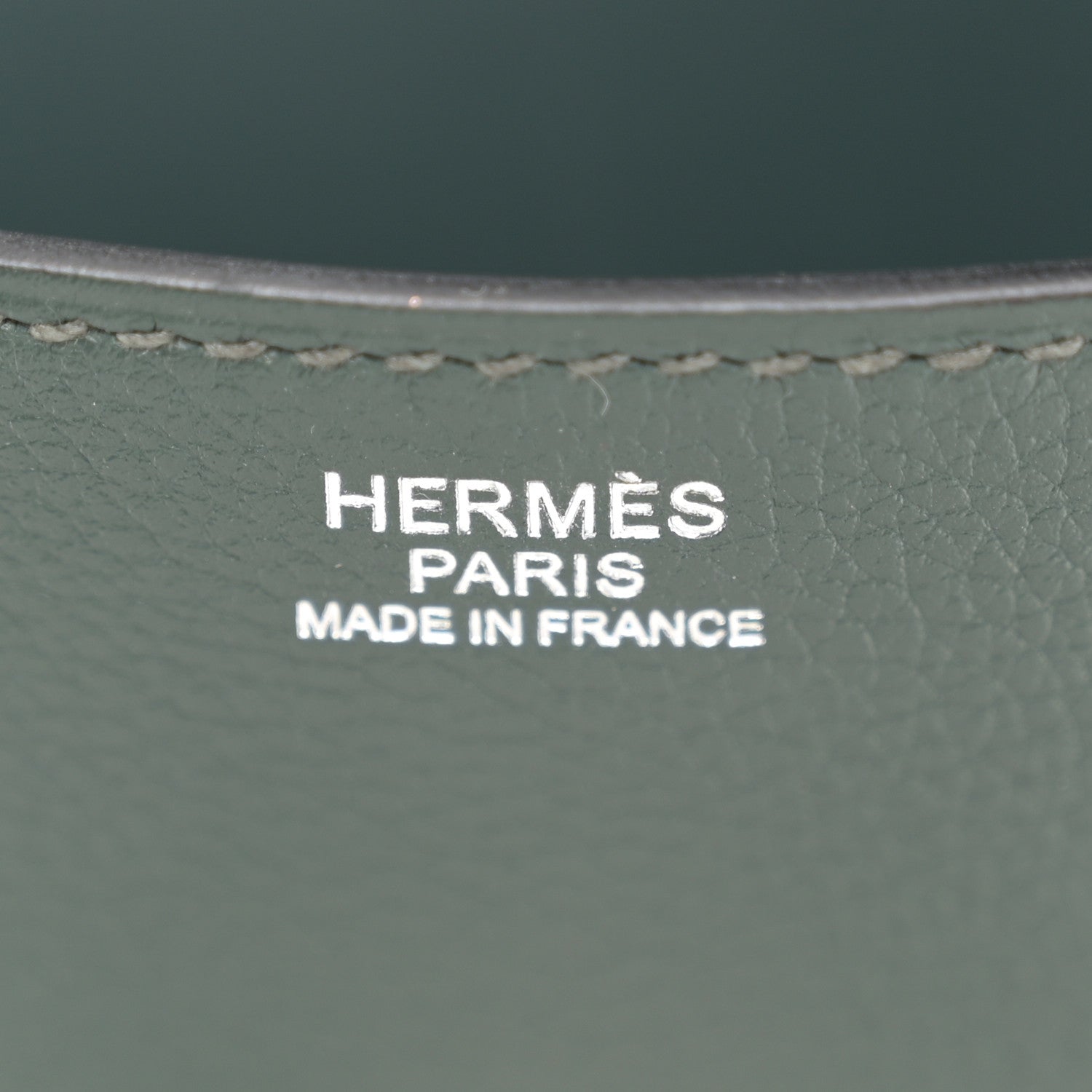 Hermes Evercolor Fortunio Clutch Vert Anglais 7 of 11