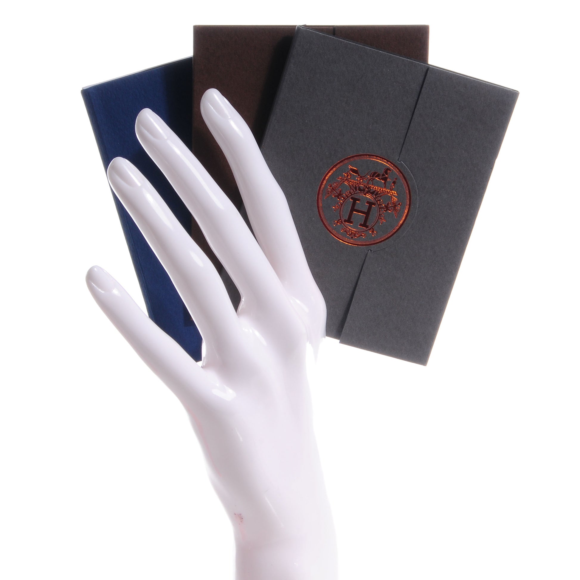 Hermes Leather Post It Notepad 3 Refill 2 of 5