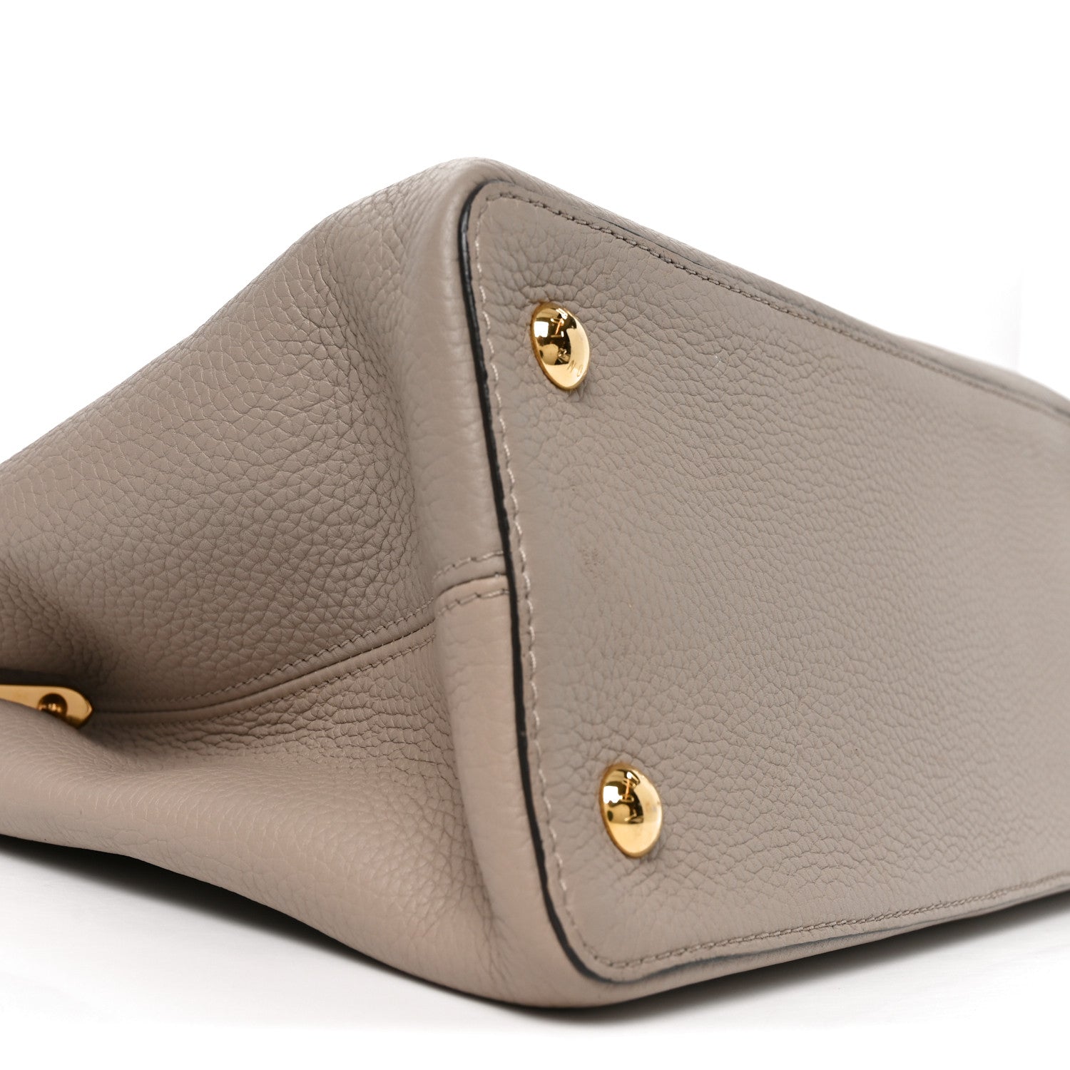 Louis Vuitton Taurillon Snakeskin Capucines Galet 8 of 9