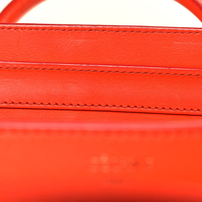 Celine Smooth Calfskin Mini Luggage Orange 19 of 26
