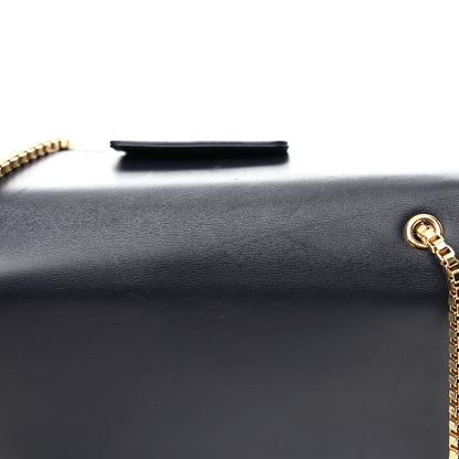 Salvatore Ferragamo Calfskin Thalia Flap Shoulder Bag Black 14 of 15