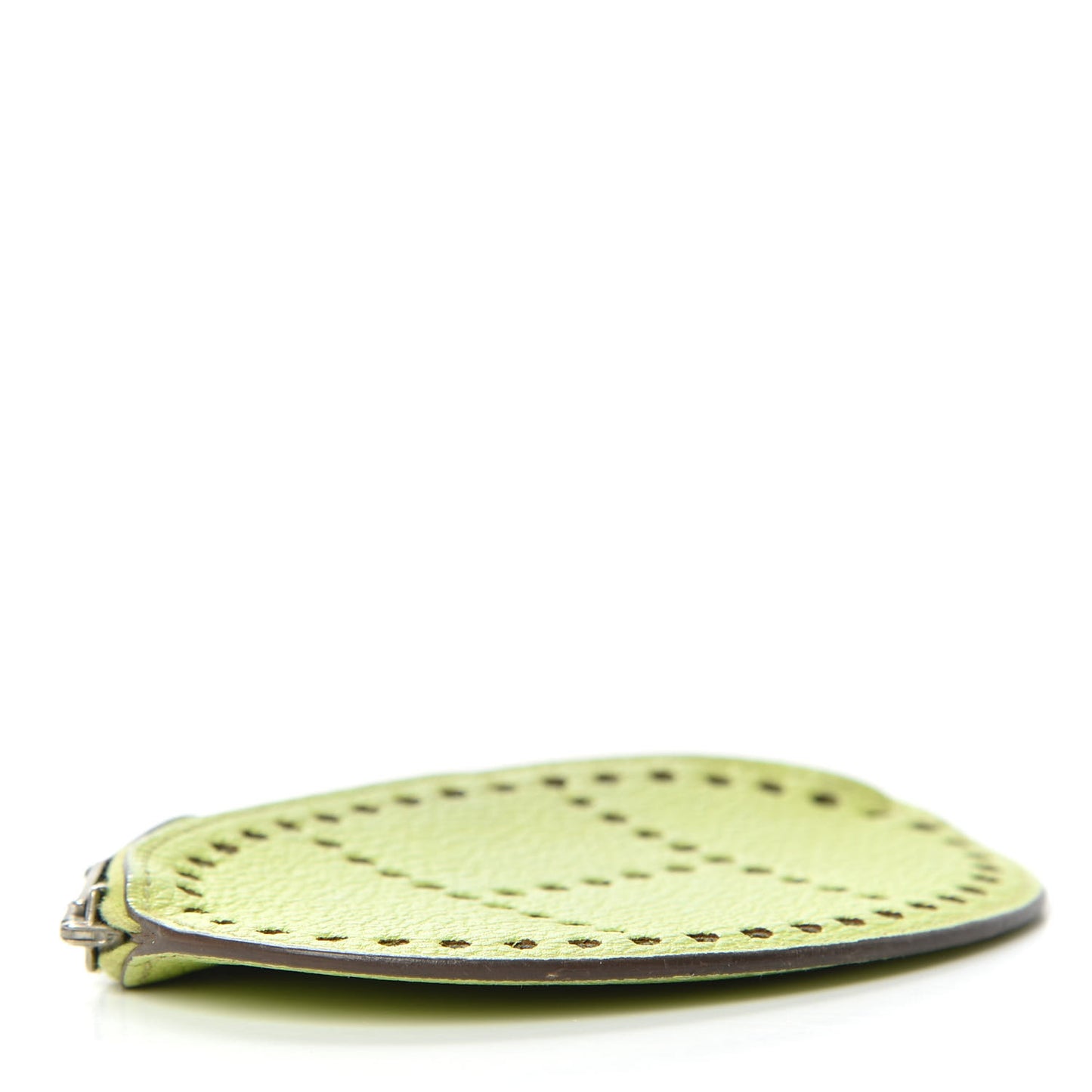 Chevre Mysore Evelyne Coin Purse Vert Anis