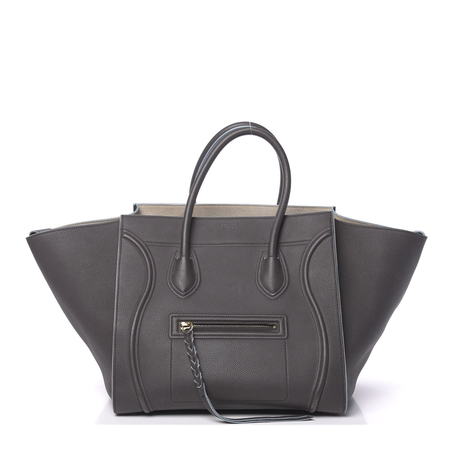 Baby Grained Calfskin Medium Phantom Luggage Anthracite