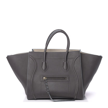 Celine Baby Grained Calfskin Medium Phantom Luggage Anthracite 1 of 18