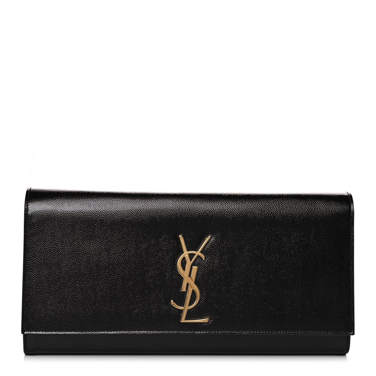 Grain De Poudre Monogram Cassandre Clutch Black