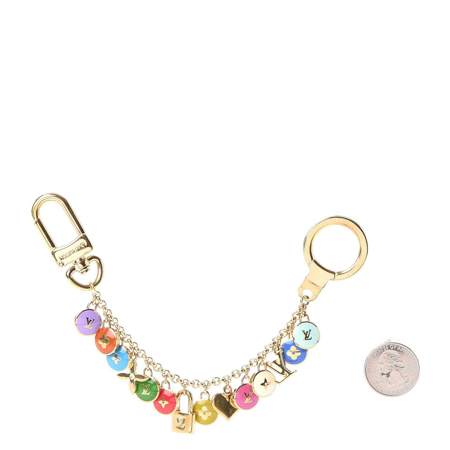 Pastilles Key Chain Bag Charm Multicolor