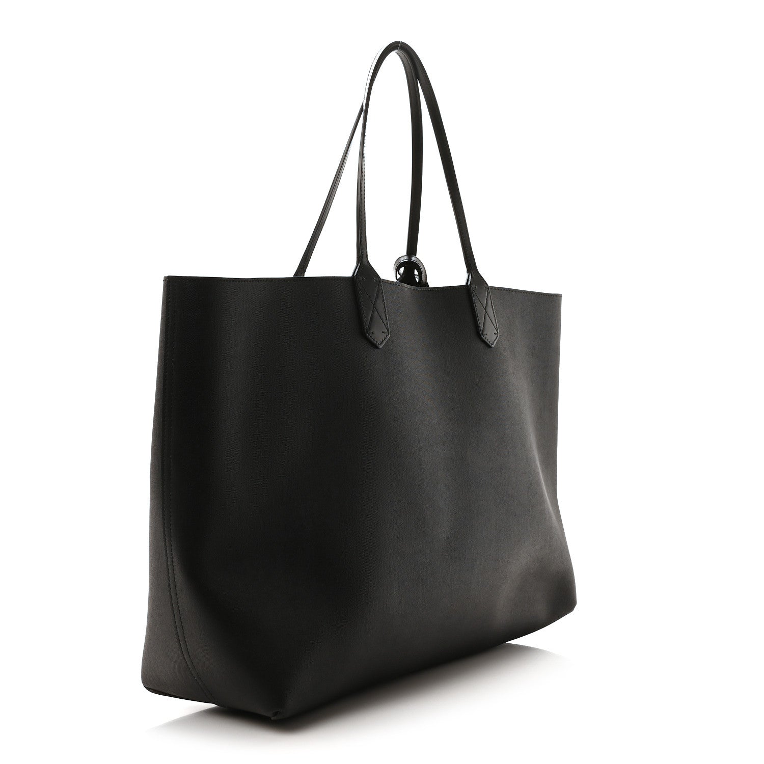 Gucci GG Supreme Monogram Blooms Large Reversible Tote Beige New Military Black 3 of 15