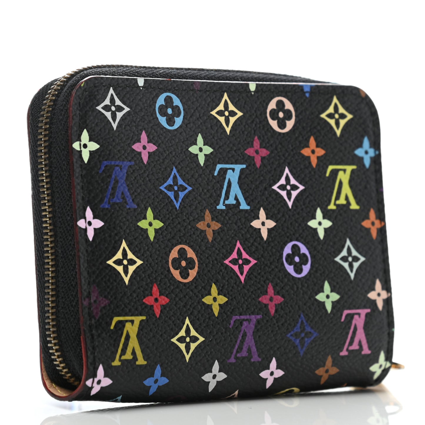 Monogram Multicolor Zippy Coin Purse Black
