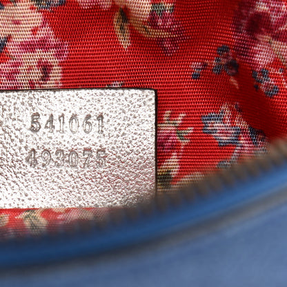 Gucci Laminated Nappa Trapuntata Small Zumi Shoulder Bag Rosso Marine Argento 7 of 10