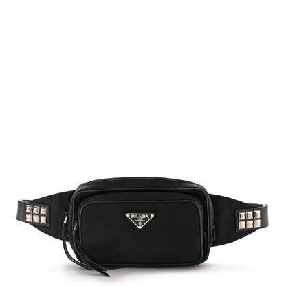 Prada Tessuto Nylon Saffiano Belt Bag Black 1 of 12