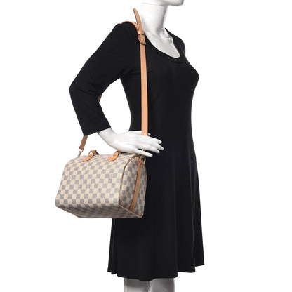 Louis Vuitton Damier Azur Speedy Bandouliere 25 2 of 10