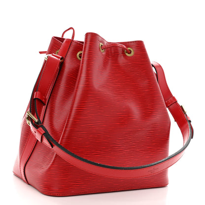 Louis Vuitton Epi Petit Noe Castillan Red 3 of 12