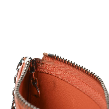 Louis Vuitton Grained Calfskin Aerogram Key Pouch Orange 7 of 8