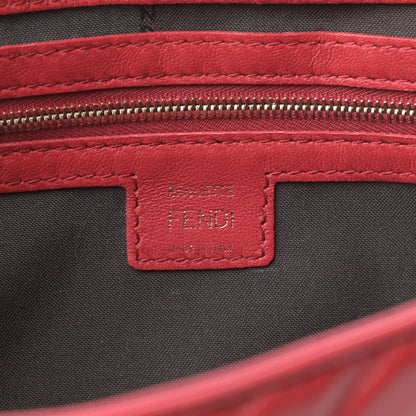 Fendi Nappa FF 1974 Embossed Baguette Fragola 6 of 10